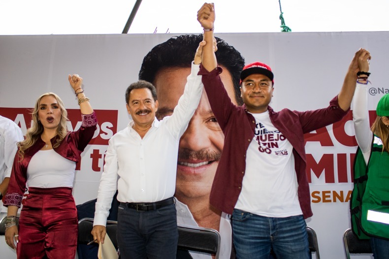 Roberto Solís y Ignacio Mier Velazco Fortalecen la 4T en Huejotzingo