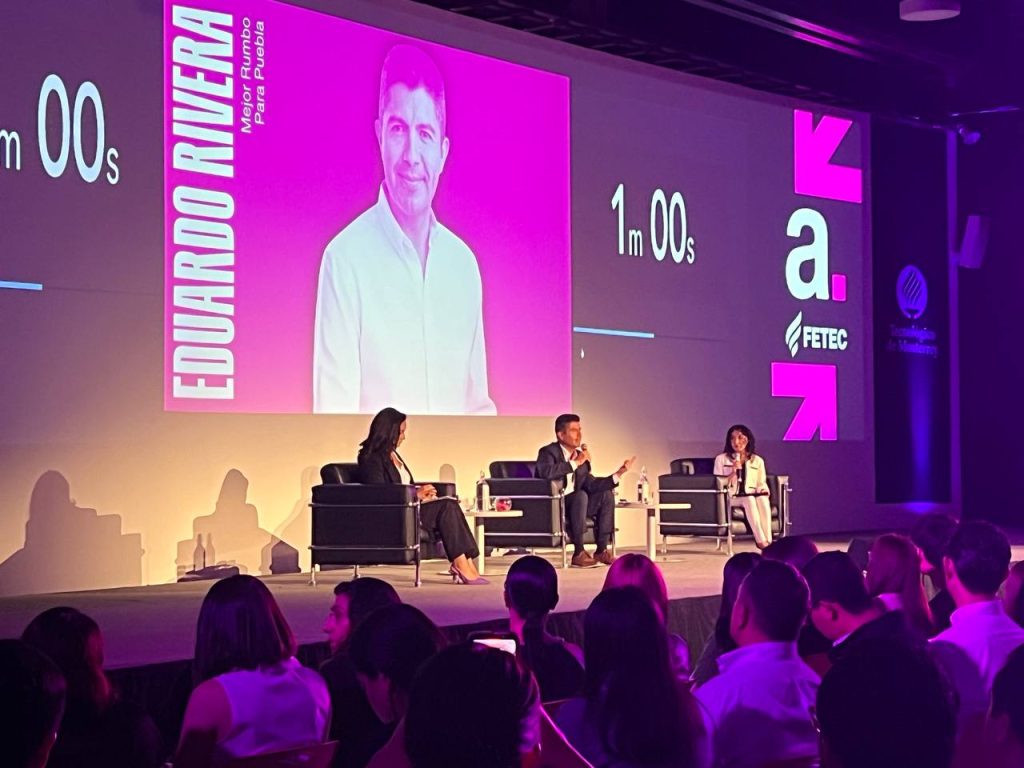 Eduardo Rivera Pérez propone mejoras en salud y seguridad para jóvenes en Puebla