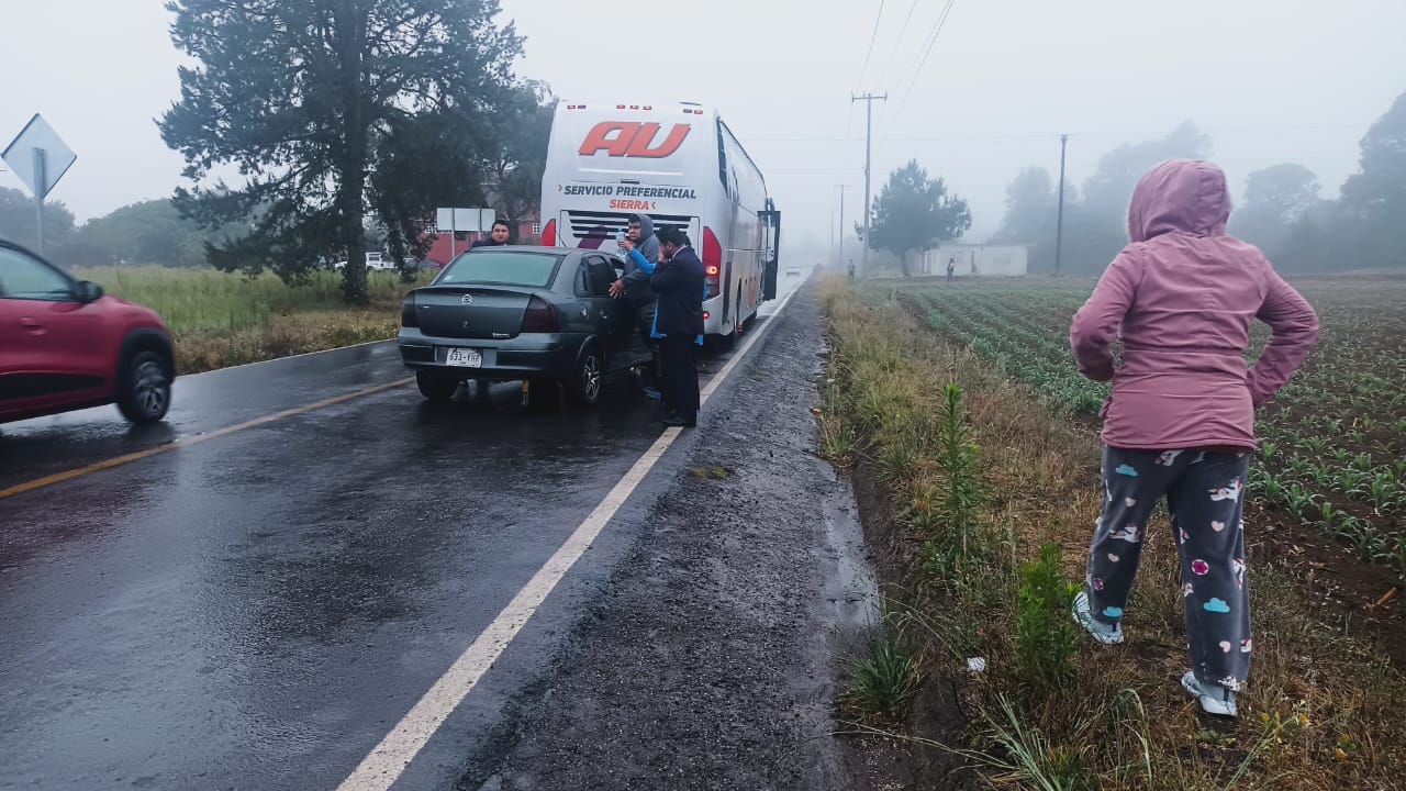 Un hombre lesionado deja un accidente en Plan de Guadalupe.
