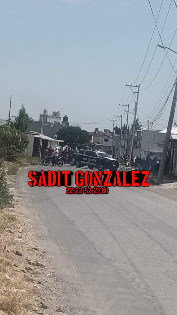 Balean a presunto ladron en Moyotzingo y muere camino al hospital en Temaxcalac.