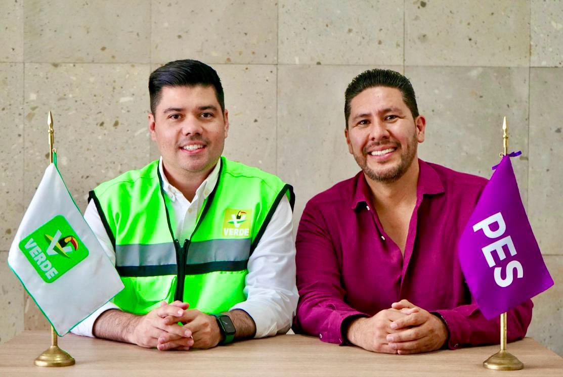 Partido Verde recibe apoyo del PES Puebla para fortalecer la transformación en el estado