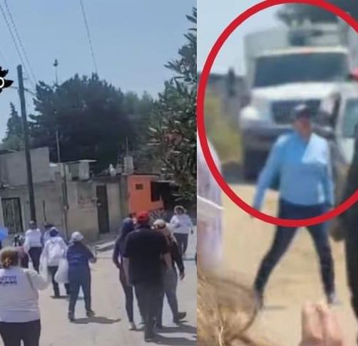 Presuntos simpatizantes de Gabriel Coraza tendrían secuestrado el camión recolector de basura del Municipio de Tlalancaleca