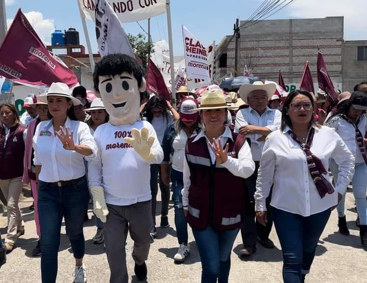 Exitoso cierre de campaña de María del Carmen Palestino Cordero en Chiautzingo