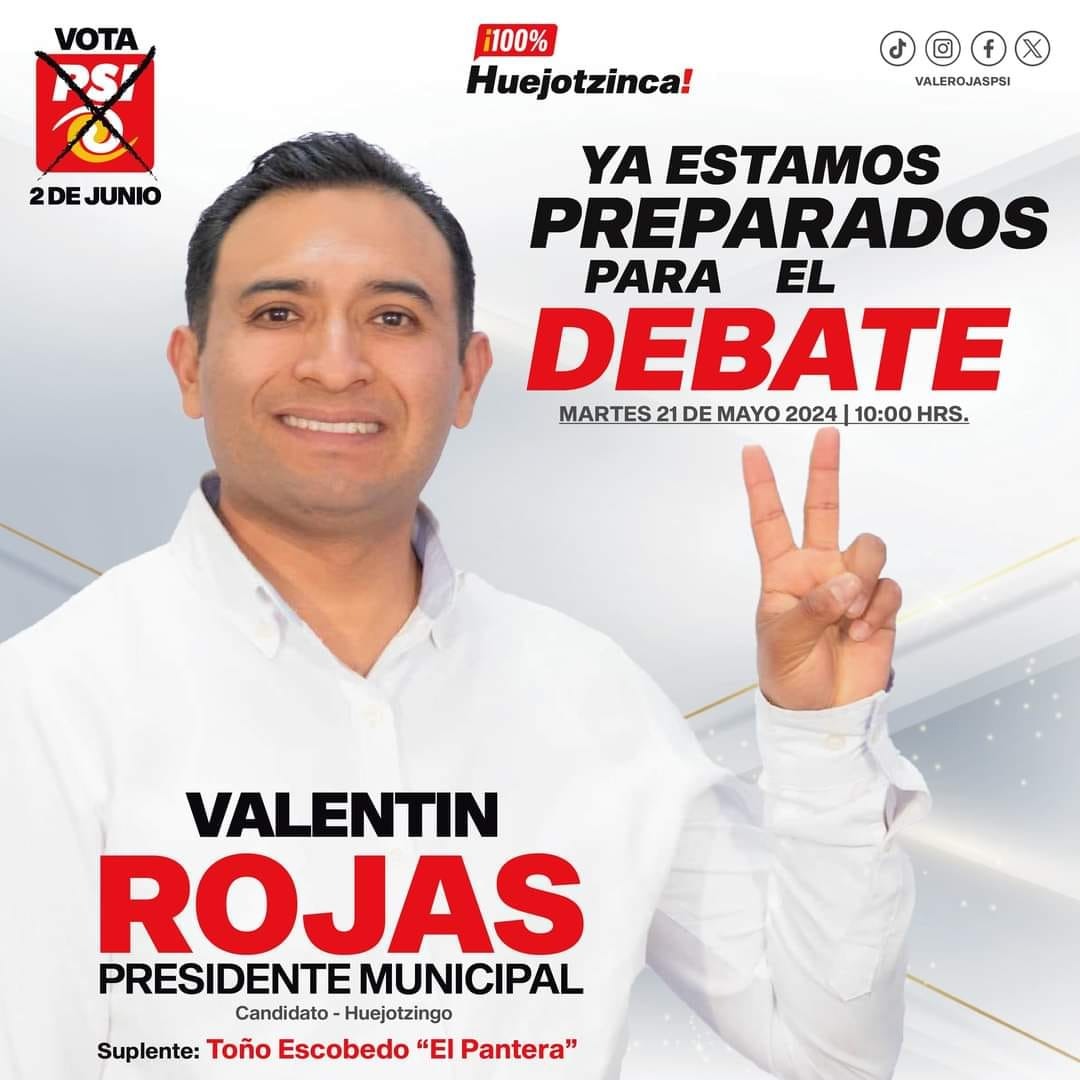 Valentin Rojas Participará en el Debate del IEE