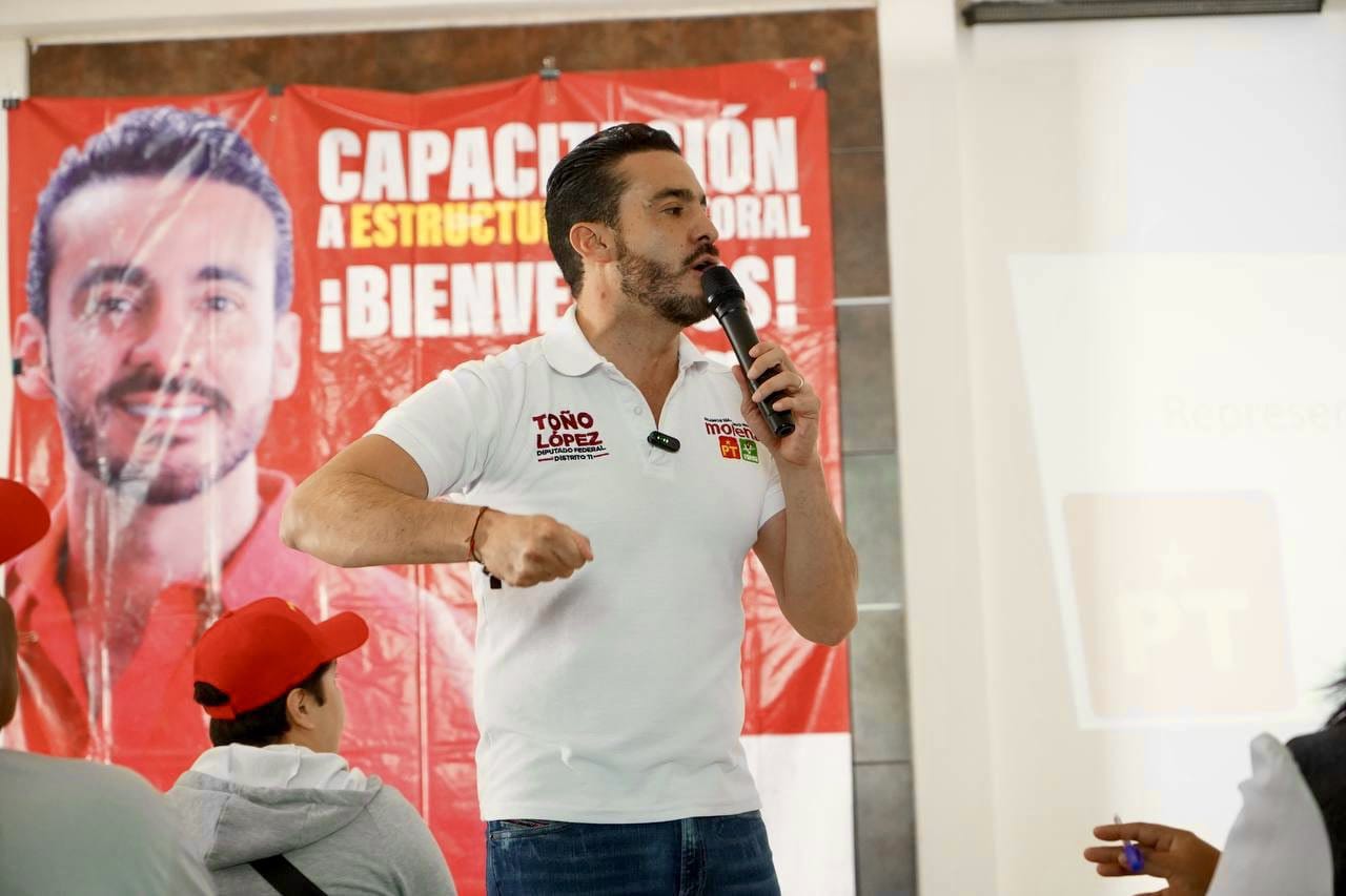 Toño López motiva a poblanas y poblanos comprometidos a defender el voto ciudadano por la cuarta transformación
