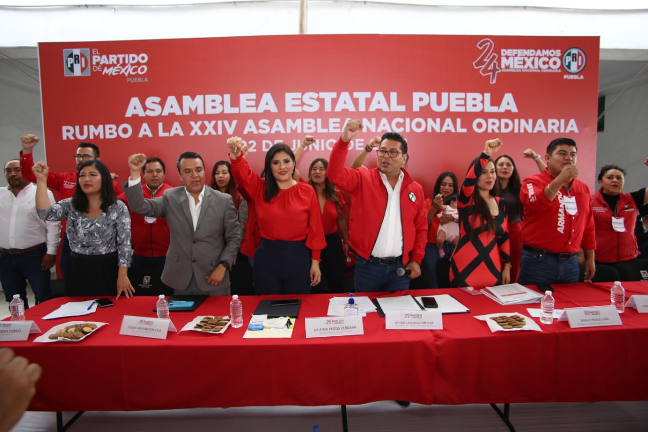 Elige PRI 54  delegados representantes de Puebla en la 24 Asamblea General