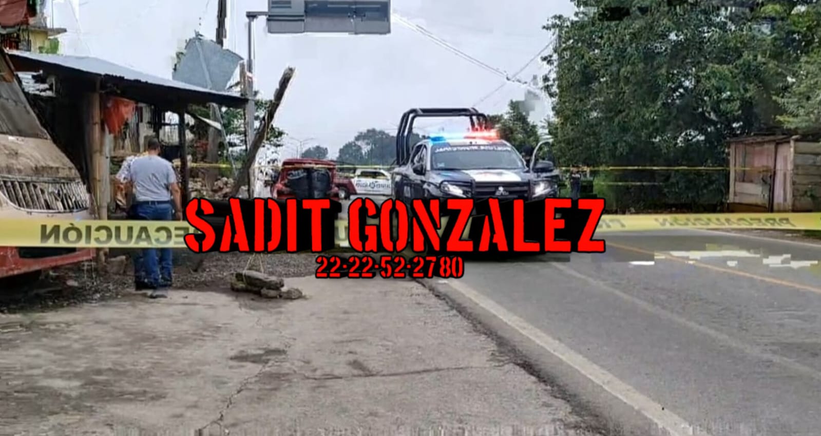Atacan a balazos a dos hombre en Xicotepec, uno de ellos falleció, mientras que el otro resultó gravemente herido.