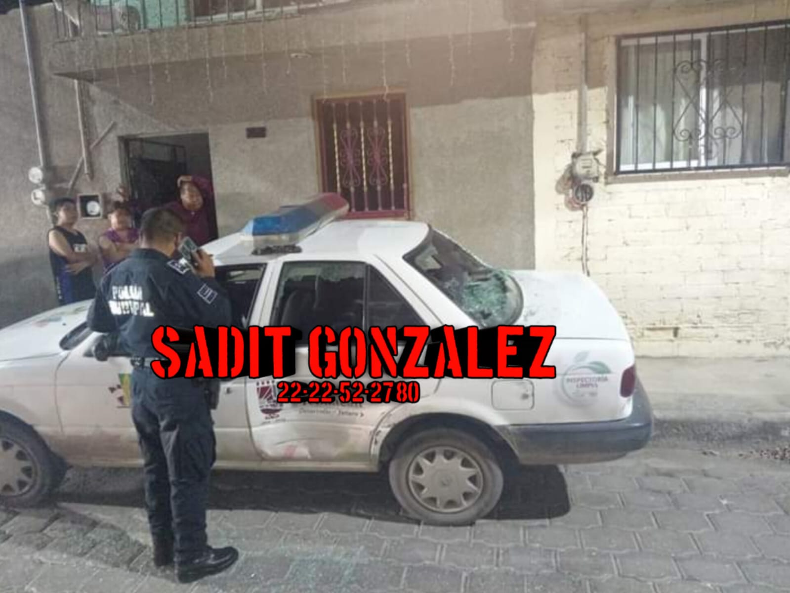 Vandalizan unidad ocupada como patrulla en Tehuacán.