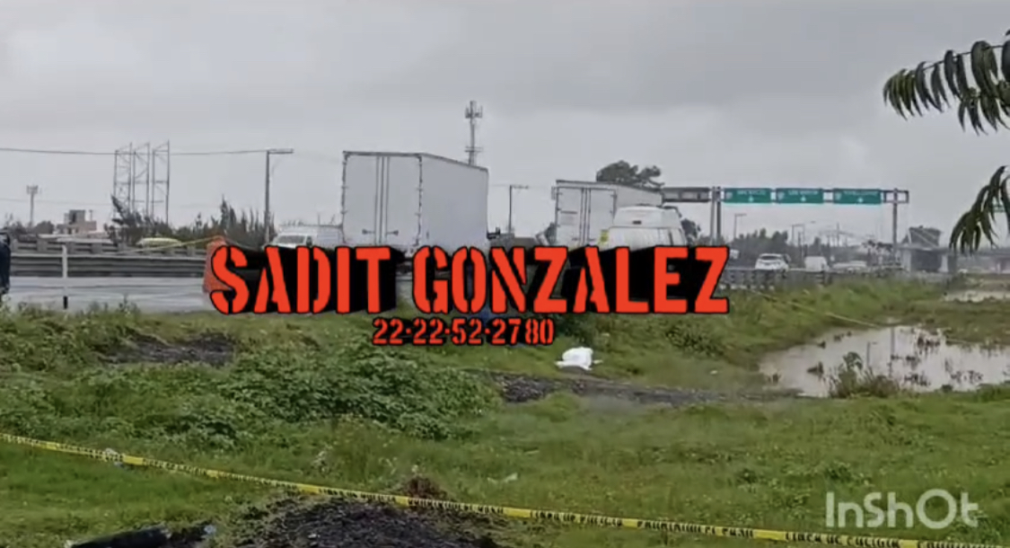 Hallan cadáver desmembrado sobre la autopista Puebla- Córdoba.