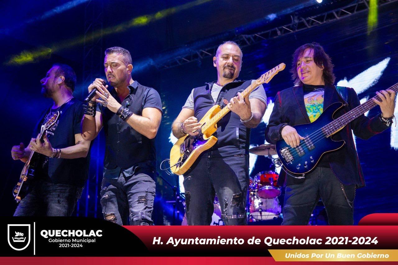 Quecholac vibró con la actuación de  ‘ELEFANTE’ en la feria 2024