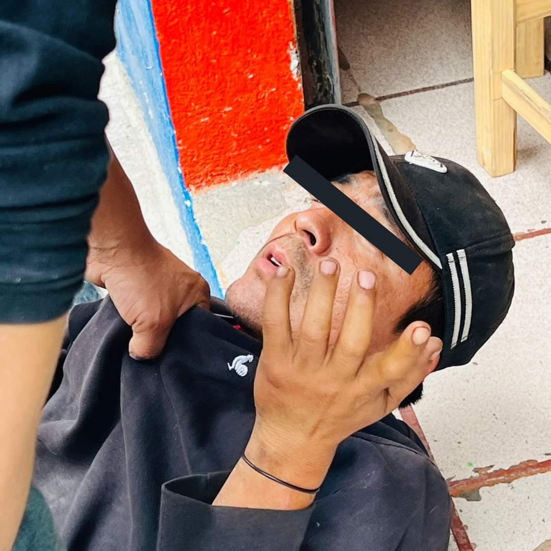 Detienen a presunto ladrón en Amozoc.