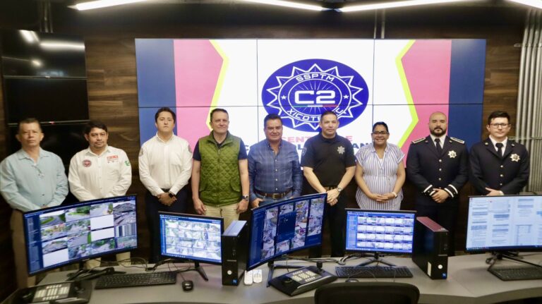 Supervisa titular de la SSP funcionamiento del C2 de Xicotepec