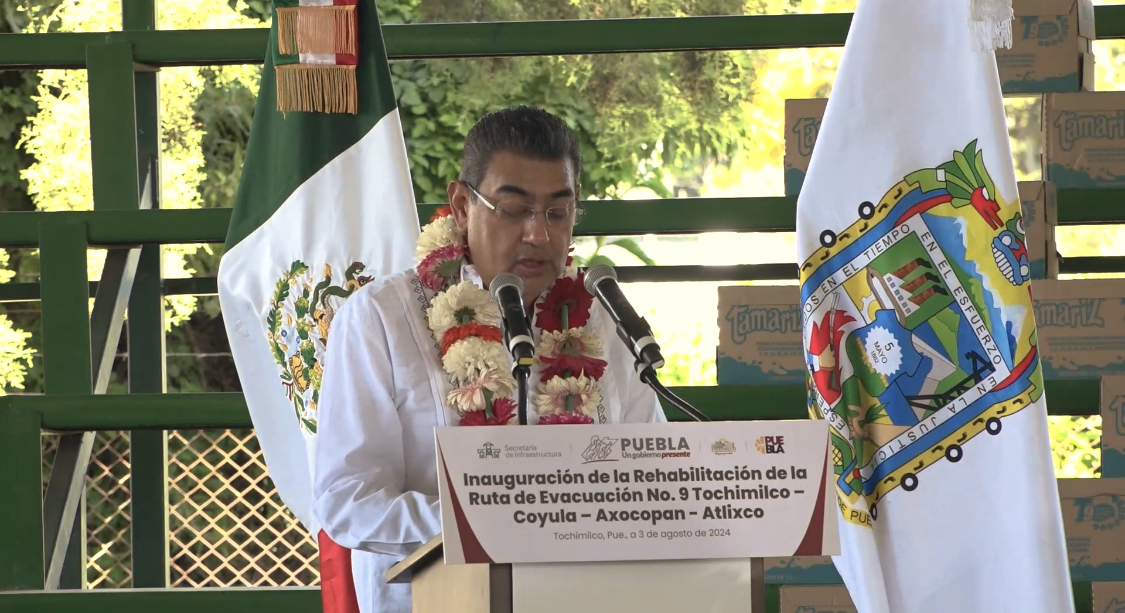 Con obras de infraestructura, Sergio Salomón mejora movilidad en Tochimilco y Acteopan