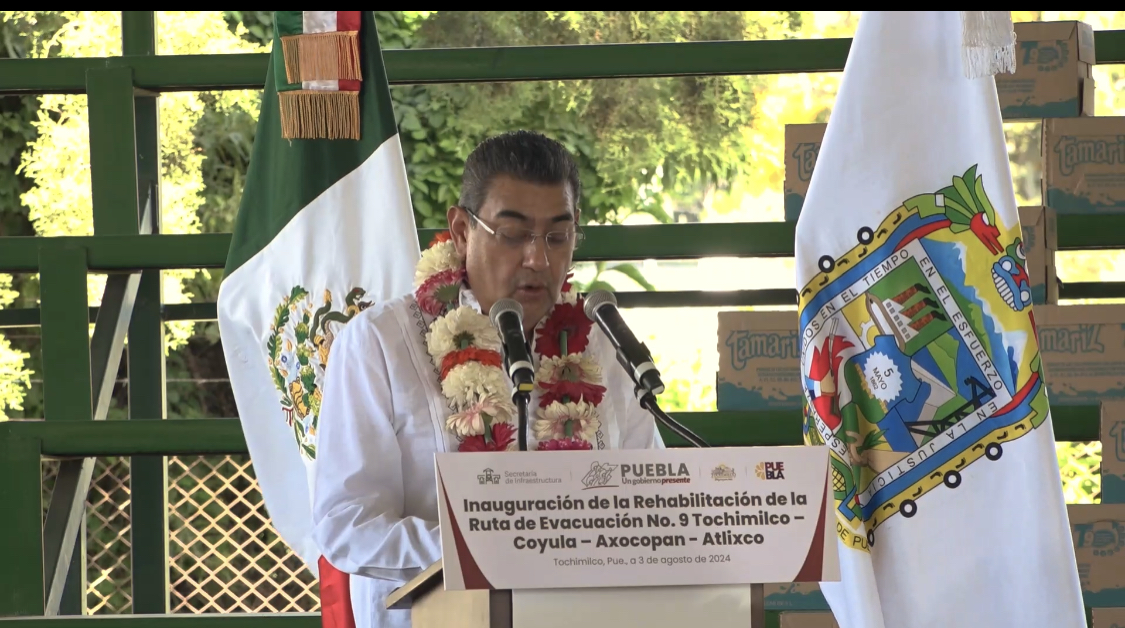 Con Obras de Infraestructura, Sergio Salomón mejora movilidad en Tochimilco y Acteopan