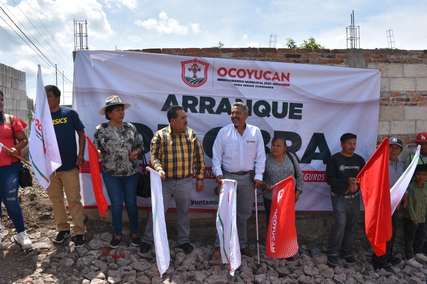 Gobierno de Ocoyucan realiza arranque de obra en Malacatepec