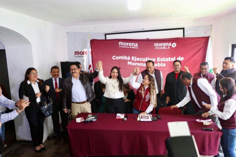 Con el respaldo de las dirigencias Estatal y Nacional de Morena, Tonantzin Fernández reitera su compromiso con las y los cholultecas