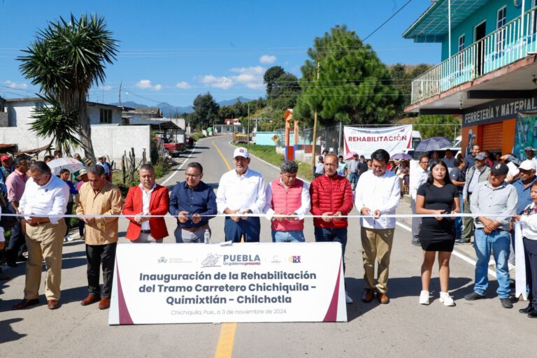 Sin distingo partidista o de región, gobierno de Sergio Salomón ejecuta obra en todo el estado