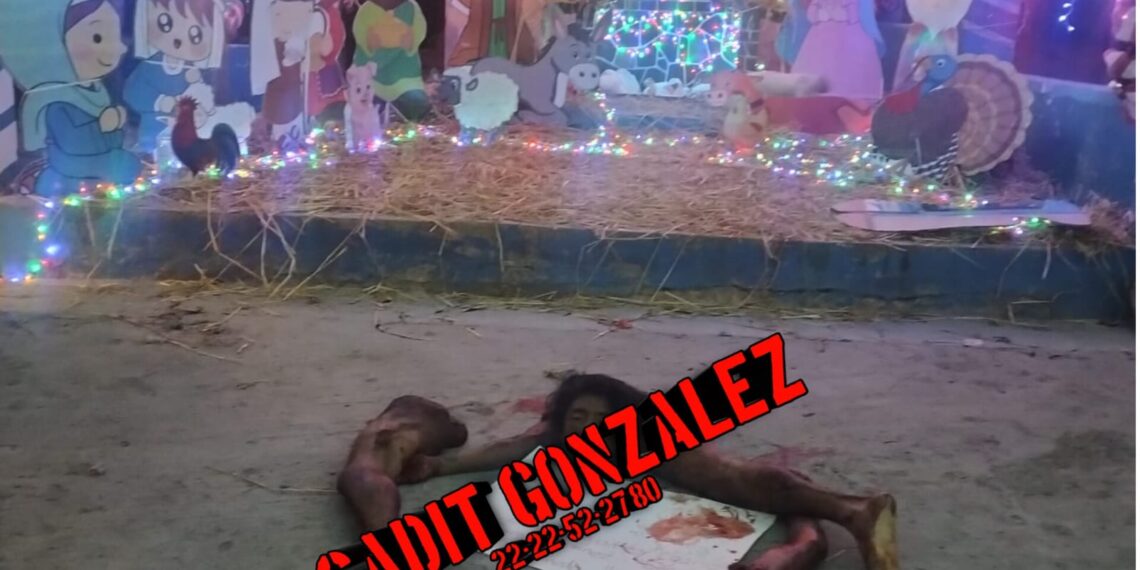 Desmembrado y con narcomensaje dejan cadáver de un hombre en Chiautla de Tapia.