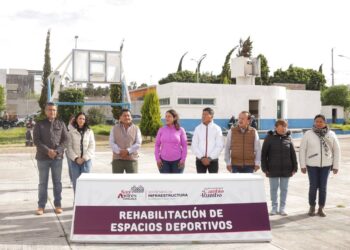 Lupita Cuautle Inicia Rehabilitación de Espacios Deportivos en San Andrés Cholula