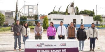 Lupita Cuautle Inicia Rehabilitación de Espacios Deportivos en San Andrés Cholula