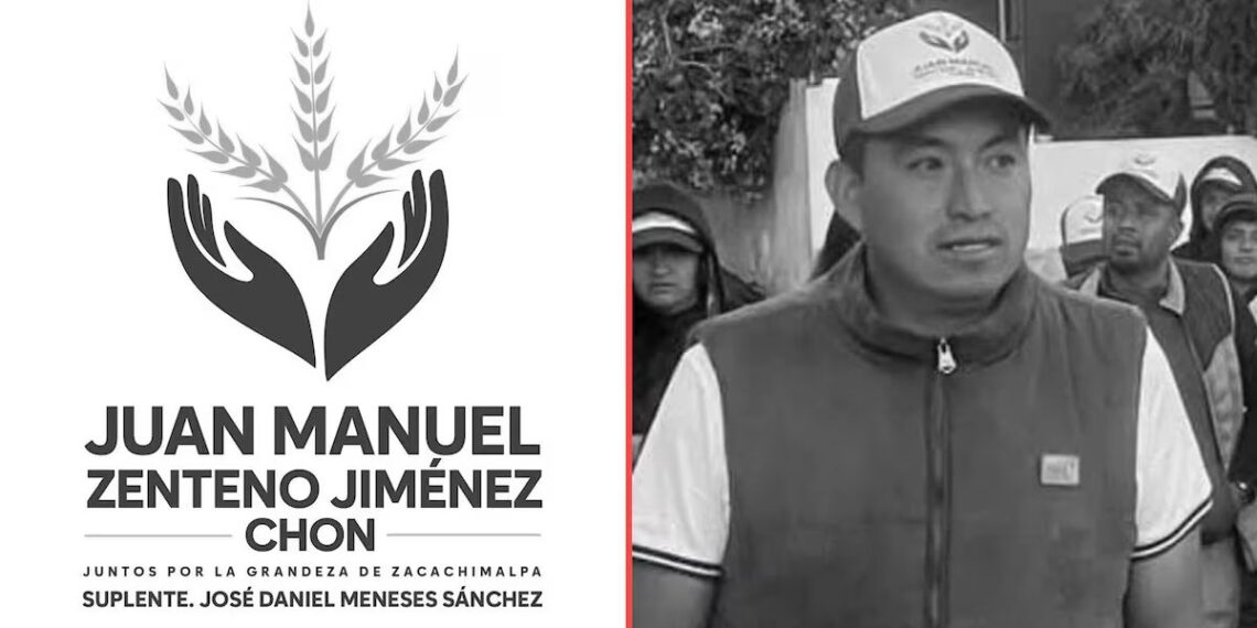 Fue ejecutado Juan Manuel Zenteno, candidato a la presidencia auxiliar de San Pedro Zacachimalpa