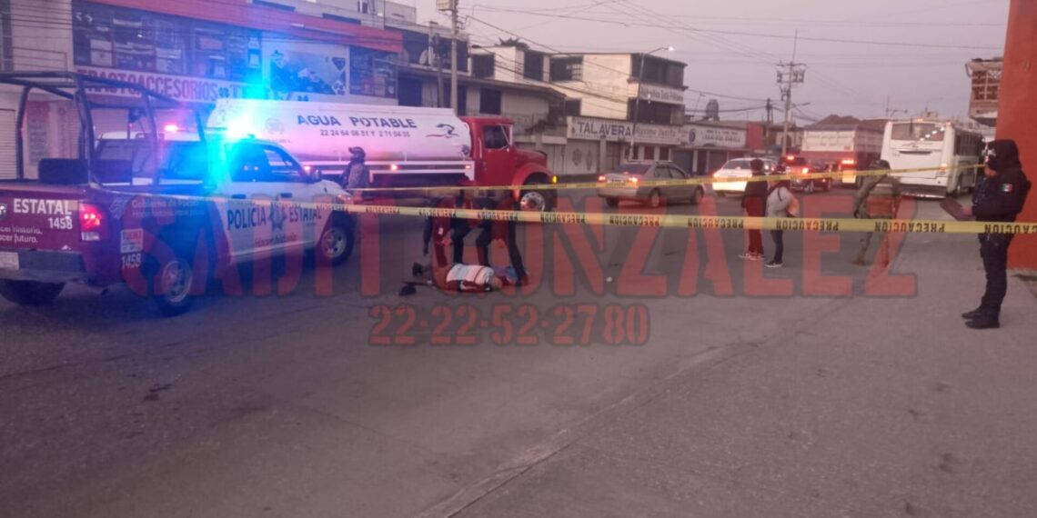 Murió hombre atropellado en Amozoc.