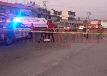 Murió hombre atropellado en Amozoc.