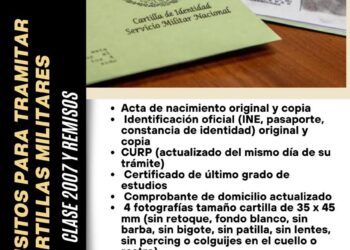 Ayuntamiento de Quecholac invita a jóvenes a tramitar su cartilla militar