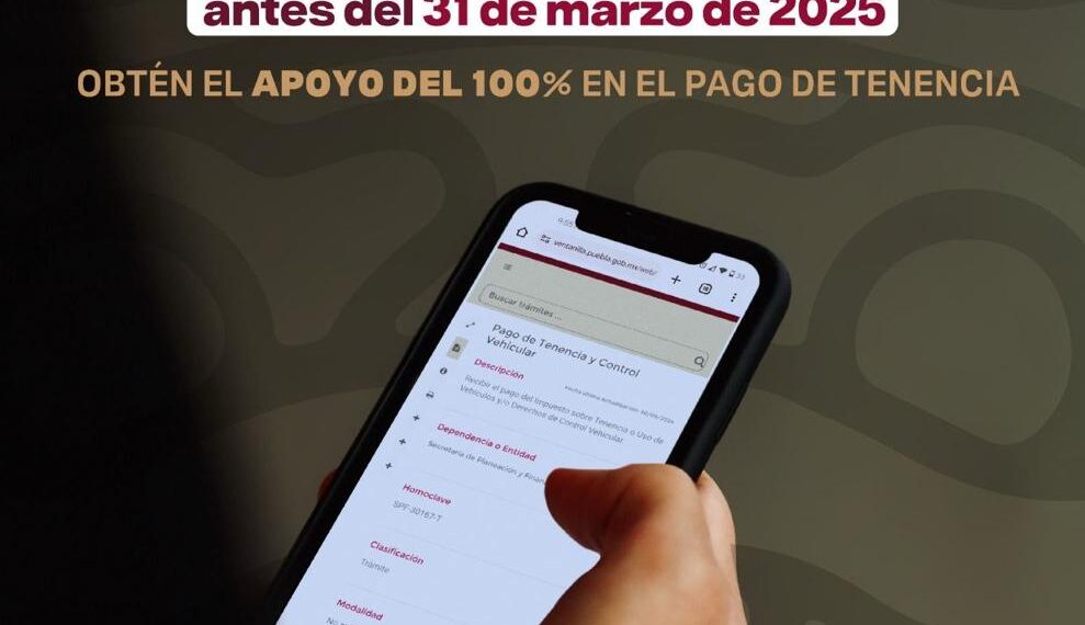 Hoy inicia pago del Control Vehicular 2025
