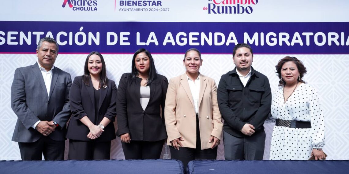Refuerza Lupita Cuautle el apoyo a migrantes con una agenda solidaria