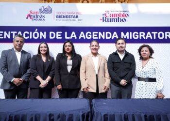 Refuerza Lupita Cuautle el apoyo a migrantes con una agenda solidaria