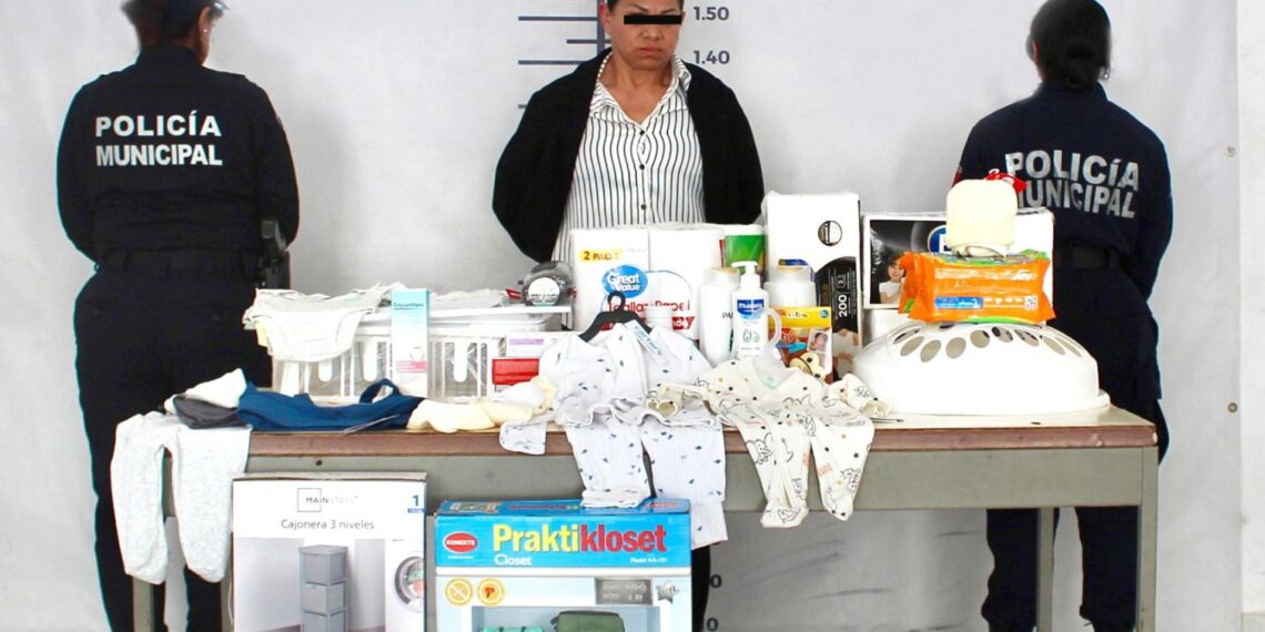 Detiene Policía de San Andrés Cholula a presunta responsable de robo a comercio