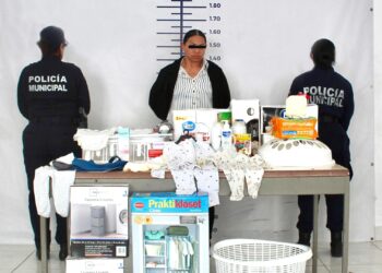 Detiene Policía de San Andrés Cholula a presunta responsable de robo a comercio