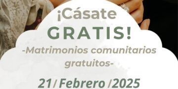 Se realizarán matrimonios comunitarios gratuitos en Texmelucan