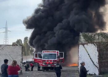 Atiende Coronango 3 incendios en Ocotlán