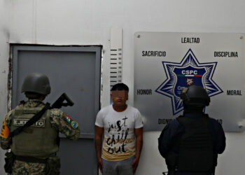 Detiene Policía Municipal de Coronango a sujeto con arma de fuego