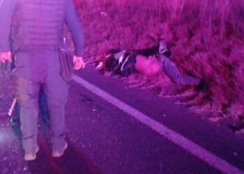 Muere motociclista al ser embestido por un vehículo en Aljojuca.