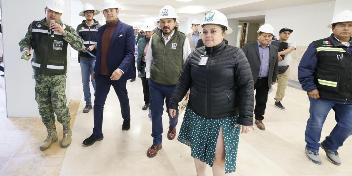 Gobierno de Claudia Sheinbaum avanza en la reconstrucción del Hospital San Alejandro