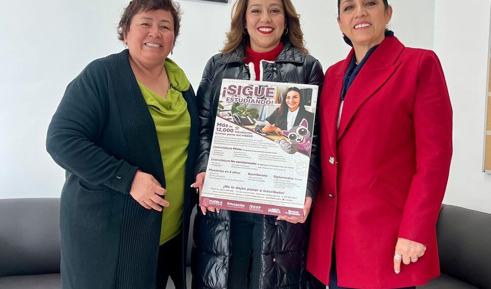 Rosy Díaz y el IEDEP impulsarán el fortalecimiento educativo en Tlahuapan