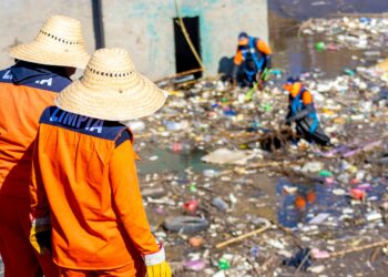 Gobierno de la Ciudad refuerza acciones de limpieza en los vasos reguladores “Puente Negro” y “El Santuario”