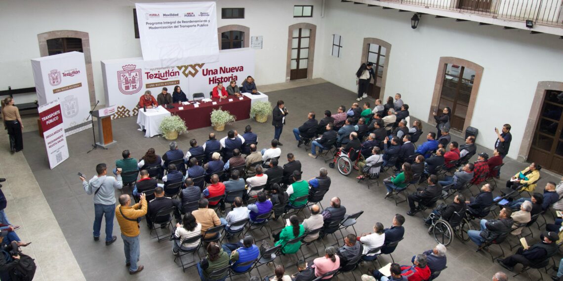 Avanza Gobierno de Puebla en modernización del transporte público en la Sierra Nororiental