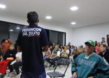 La SSCYPC de Cuautlancingo acerca a los ciudadanos las acciones implementadas en favor de su seguridad