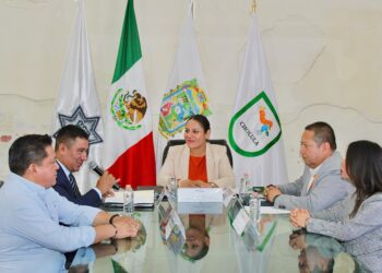 Lupita Cuautle firma convenio de colaboración en beneficio de la Policía de San Andrés Cholula