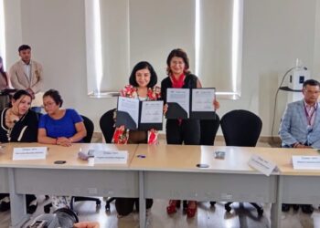 UTH fortalece lazos con instituciones, su rectora Mirna Toxqui Oliver encabezó firma de convenio con la Secretaría de las Mujeres a cargo de Virginia González Melgarejo.