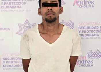 Detiene Policía de San Andrés Cholula a probable responsable de delitos contra la salud