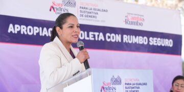 Combate Gobierno municipal de Lupita Cuautle el acoso sexual con ‘Apropiación Violeta’