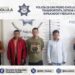 Policía de San Pedro Cholula frustra robo a transportista, detiene a 3 probables implicados y rescata a conductor