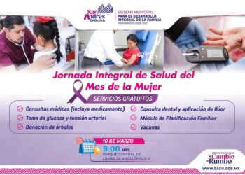 Presenta Lupita Cuautle agenda conmemorativa por el 8M en San Andrés Cholula