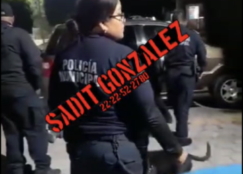 Mientras la delincuencia va en aumento en Tehuacán policias detienen a estudiante con abuso de autoridad.