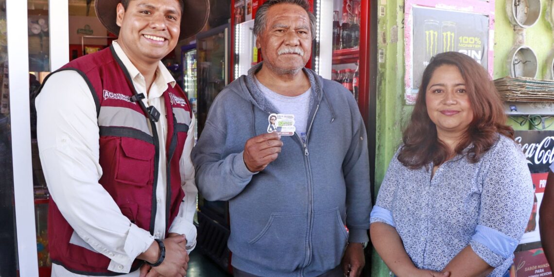 En el “Martes de Ciudadanos que Transforman”, recorre Omar Muñoz la junta auxiliar de Chautenco
